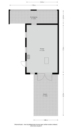 Floorplan - Prinses Marijkelaan 16, 7776 XE Slagharen